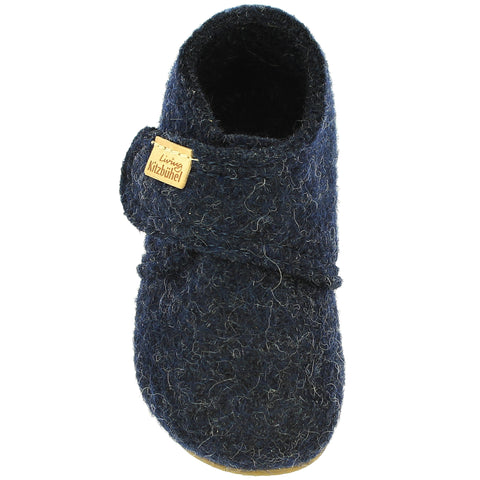 Stylish LIVING KITZBÜHEL Hausschuh 4609/0590 - nachtblau 
slipper in deep blue color