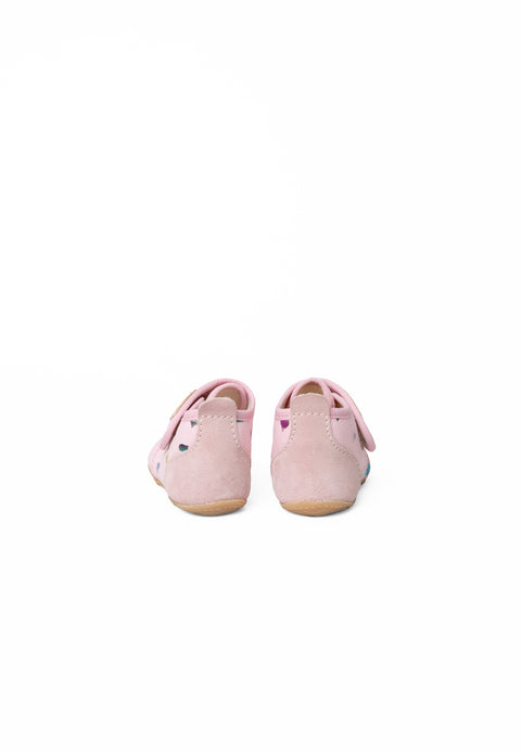 LIVING KITZBÜHEL Hausschuh 4710/215 - rosa / Herzen: Comfortable pink slippers with heart design for women