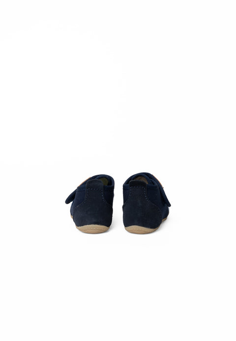 LIVING KITZBÜHEL Hausschuh 4724/570 - navy / weiß / Streifen - comfortable and stylish navy and white striped house slippers with a cozy feel