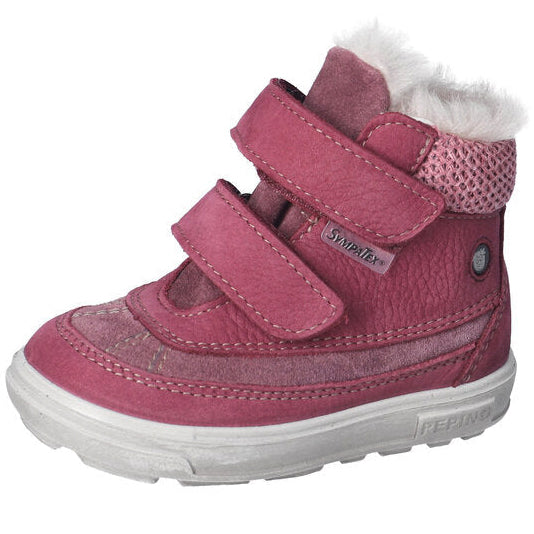 RICOSTA SYMPA-TEX Knöchelschuh PEDRO - pflaume is a high-quality, waterproof plum-colored ankle shoe for children