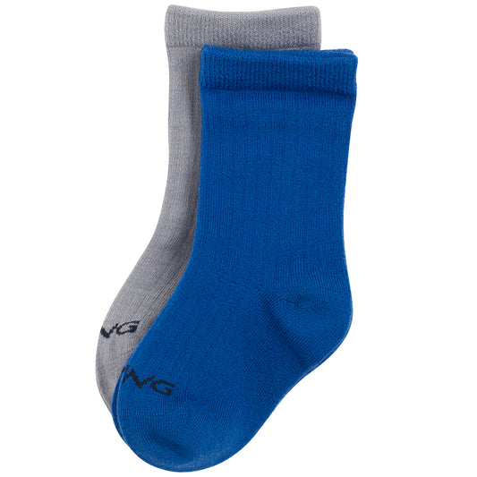 Pair of VIKING TOASTY Woll Socken in blue and grey color, made of high-quality wool material for warmth and comfort