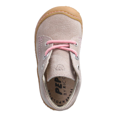 RICOSTA Knöchelschuh CORY - kies / rosa - a stylish and comfortable ankle shoe in a chic kies and rosa color combination for kids