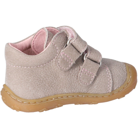 RICOSTA Knöchelschuh CHRISY - grau / rosa: Girls' grey and pink ankle shoes with comfortable fit and durable design