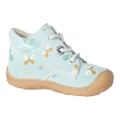 RICOSTA Knöchelschuh DOTS - eisblau / Schmetterling