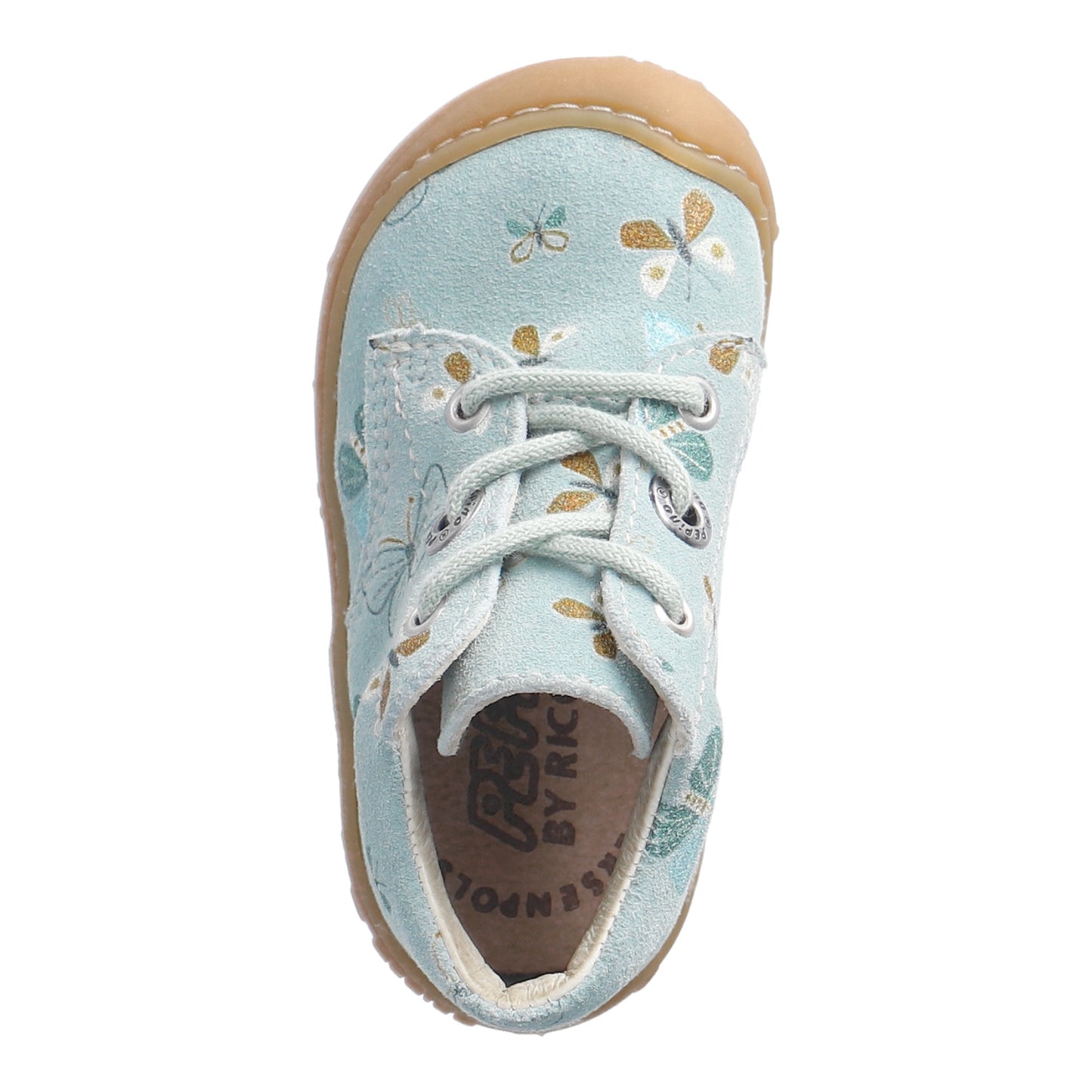 RICOSTA Knöchelschuh DOTS - eisblau / Schmetterling