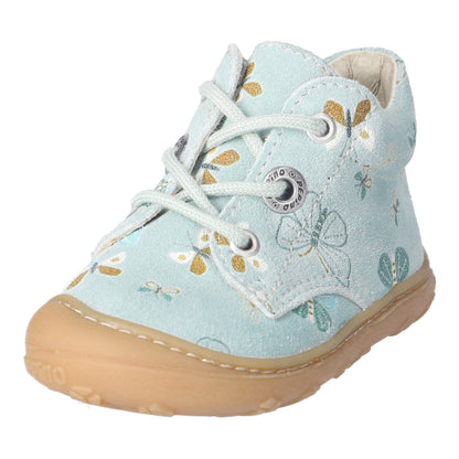 RICOSTA Knöchelschuh DOTS - eisblau / Schmetterling