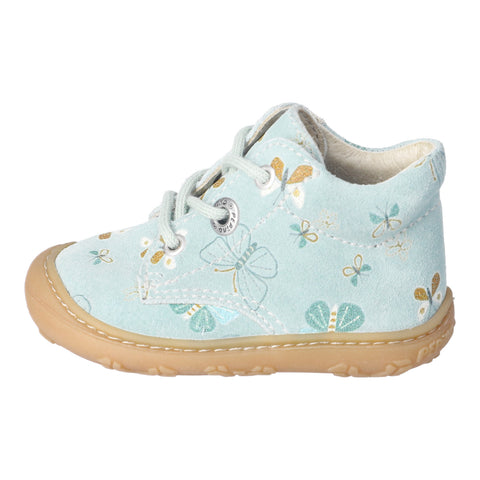 RICOSTA Knöchelschuh DOTS - eisblau / Schmetterling