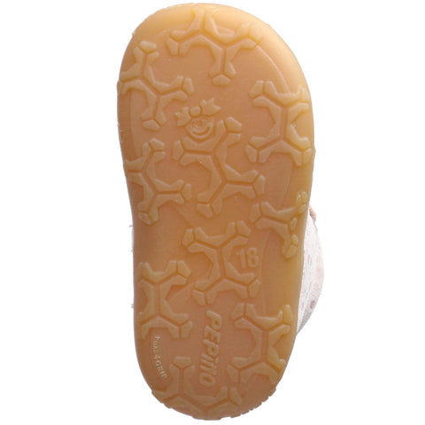 Hochwertiger und modischer Mädchen Knöchelschuh in Rosa mit süßem Pünktchenmuster