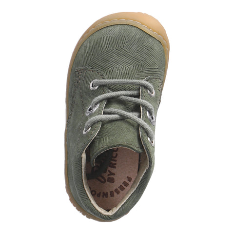 Top view of RICOSTA Knöchelschuh DOTS in salbei color