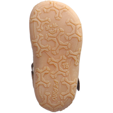 Modische Halbsandale für Kinder mit geprägtem Muster und sicherem Halt