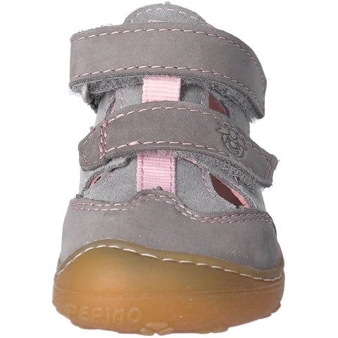 RICOSTA Halbsandale EBI in gray and pink, a comfortable and stylish sandal for girls