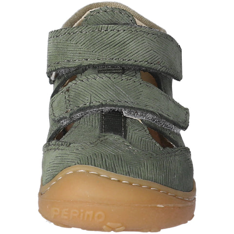 RICOSTA Halbsandale EBI in salbei color with wooden look sole