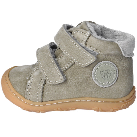 RICOSTA Knöchelschuh GEDO 1204502/531 - eukalyptus kids' ankle shoe with green suede upper and sturdy rubber sole 