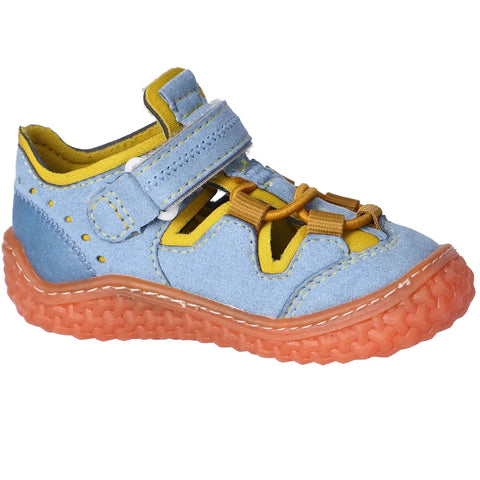 RICOSTA Barfußschuh Halbsandale JERRY - jeans / gelb by RICOSTA