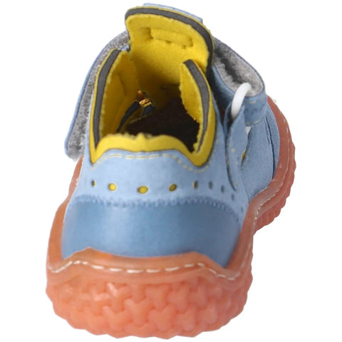 RICOSTA Barfußschuh Halbsandale JERRY - jeans / gelb by RICOSTA