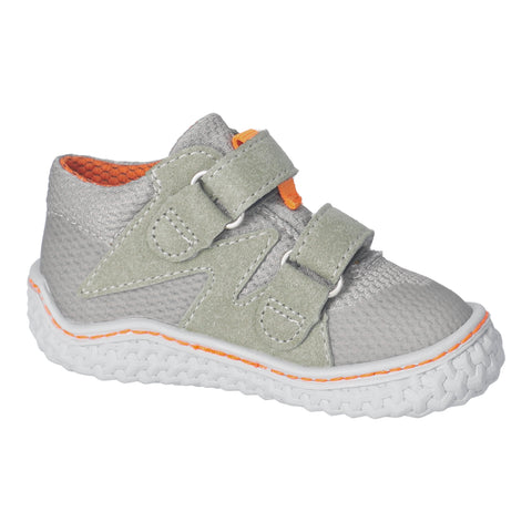 RICOSTA Barfußschuh Halbschuh PATTI -eukalyptus / neonorange - a comfortable and stylish barefoot shoe for kids in vibrant green and orange colors