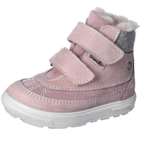 A close-up image of RICOSTA SYMPA-TEX Knöchelschuh PEDRO 2700703/320 in malve, a high-quality and durable ankle shoe perfect for outdoor activities