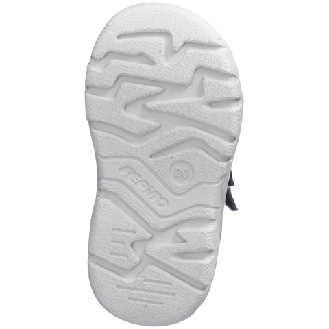 RICOSTA SYMPA-TEX BLINKER Stiefel MADDI - marineblau / rosa / Herzen children's boots with heart design in navy blue and pink