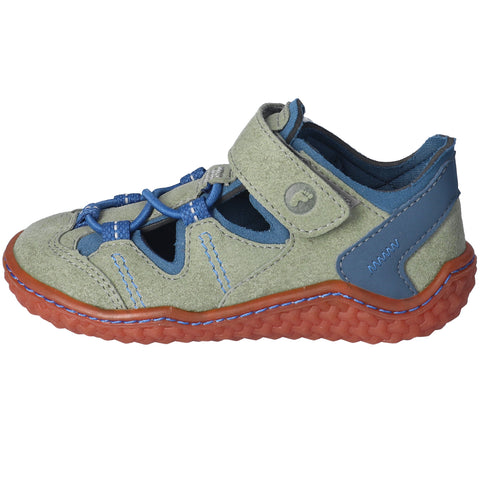 RICOSTA Barfußschuh Halbsandale JEFF - eukalyptus / petrol kids' barefoot sandal