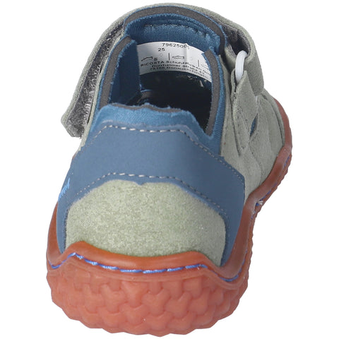 RICOSTA Barfußschuh Halbsandale JEFF - eukalyptus / petrol - Kids' Barefoot Sandal