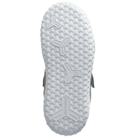 RICOSTA Halbschuh JAYDEN - grün / blau: Kinder Freizeitschuh mit grünem und blauem Design