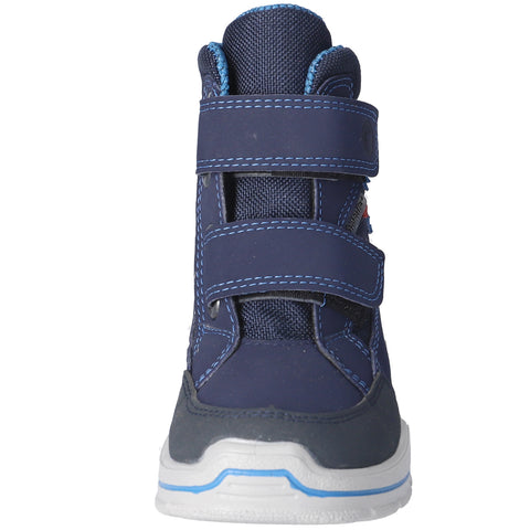 RICOSTA SYMPA-TEX BLINKER Stiefel GRISU in dark blue and ocean color with dragon design, perfect for children's outdoor activities and adventures