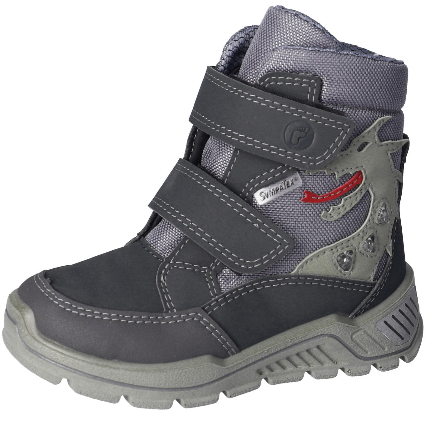 RICOSTA SYMPA-TEX BLINKER Stiefel GRISU - grau / Drache