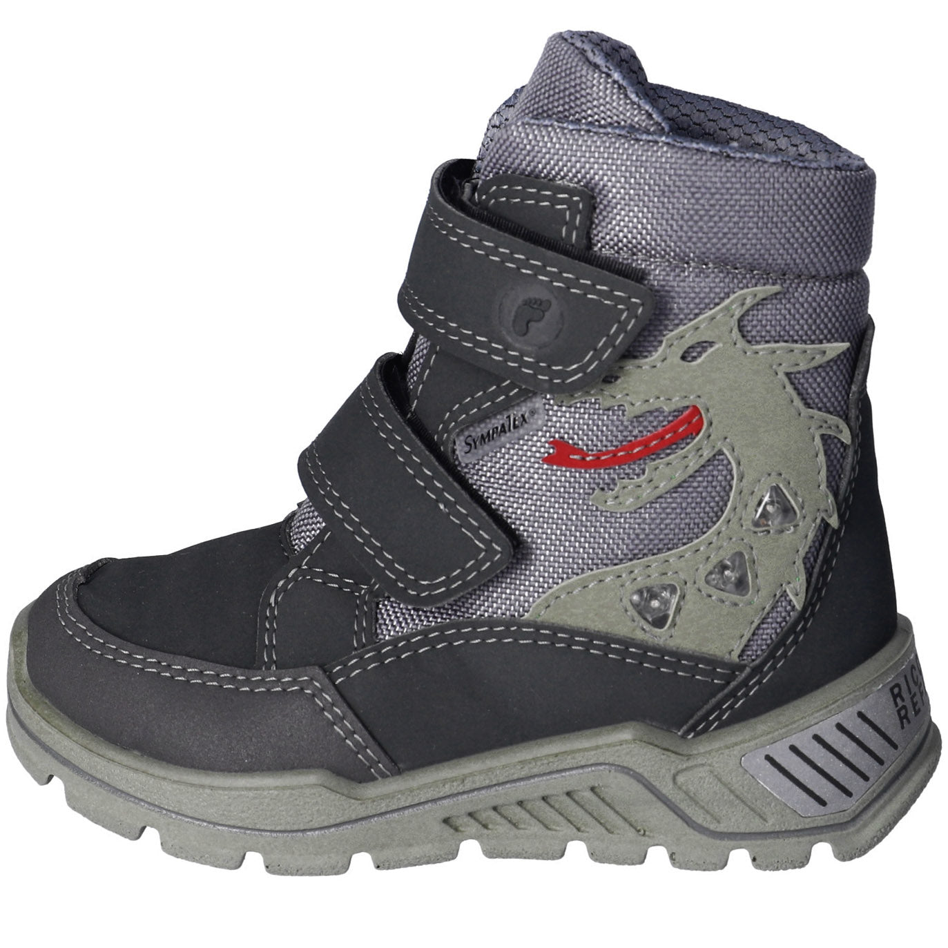 RICOSTA SYMPA-TEX BLINKER Stiefel GRISU - grau / Drache