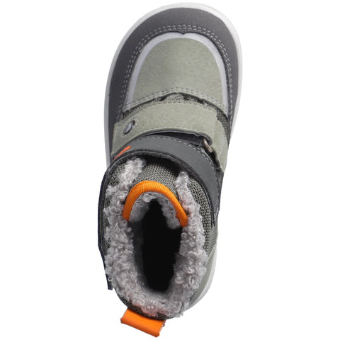 RICOSTA SYMPA-TEX Stiefel YUTU 6600203/530 - eukalyptus / grau / orange waterproof boots for kids