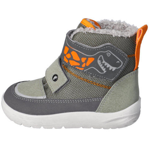 RICOSTA SYMPA-TEX Stiefel YUTU 6600203/530 in eukalyptus, grau, and orange color scheme, perfect for outdoor activities and stylish daily wear
