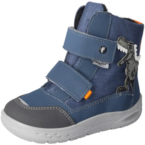 RICOSTA SYMPA-TEX Barfuß BLINKER Stiefel NEVIS - jeans / grau / Dino