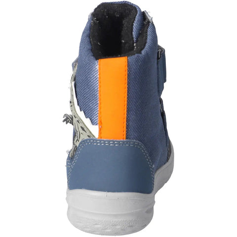 RICOSTA SYMPA-TEX Barfuß BLINKER Stiefel NEVIS - jeans / grau / Dino
