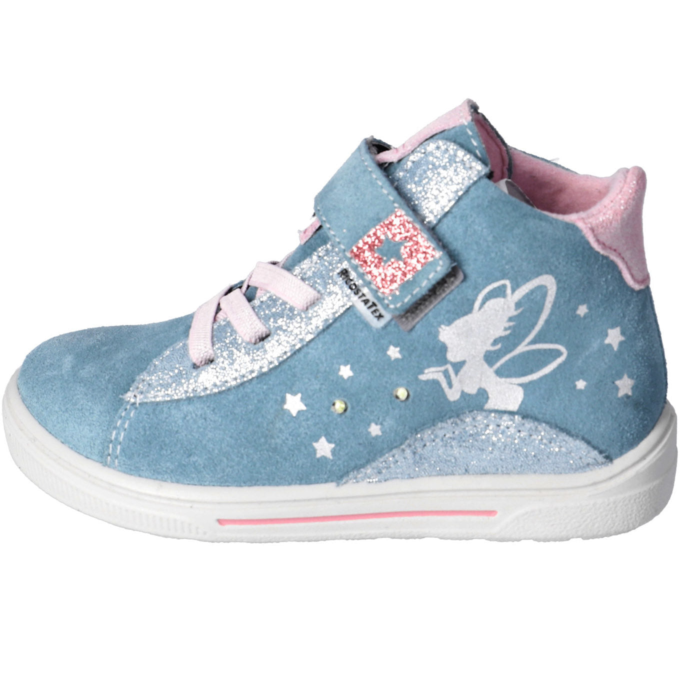 RICOSTA TEX BLINKER Knöchelschuh TINKI - eisblau / Glitzer / Fee