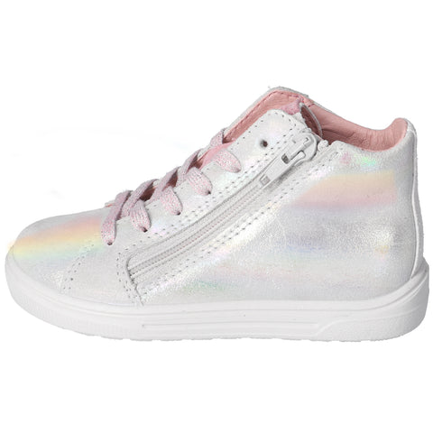 RICOSTA Knöchelschuh INEZ - perlmutt / Glitzer - Elegant, pearl-colored ankle shoe with glitter detailing