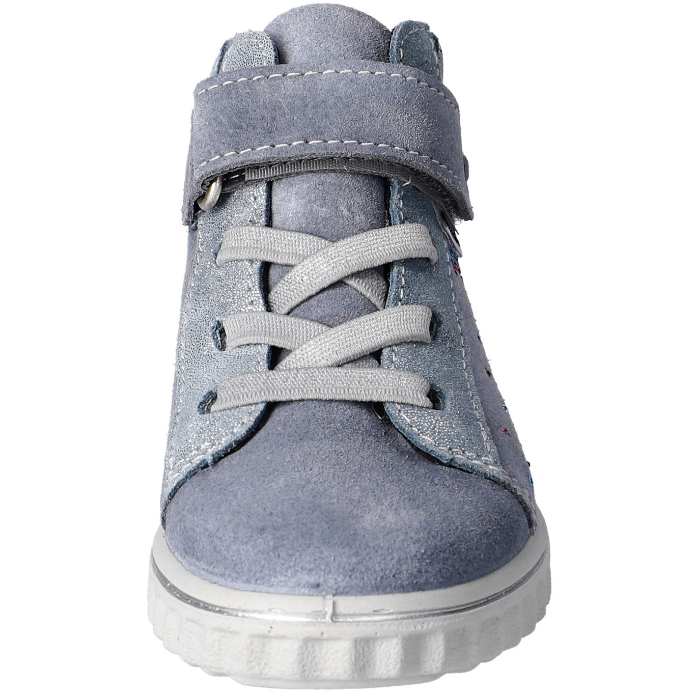 RICOSTA TEX Knöchelschuh JEANNIE - eisblau / silber / Glitzerschweif