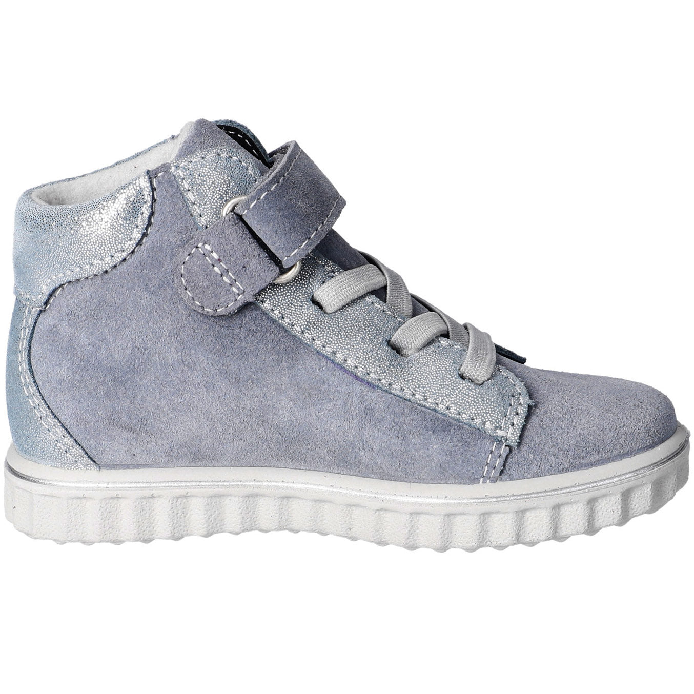 RICOSTA TEX Knöchelschuh JEANNIE - eisblau / silber / Glitzerschweif