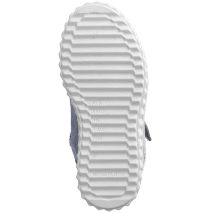 RICOSTA TEX Knöchelschuh JEANNIE - eisblau / silber / Glitzerschweif