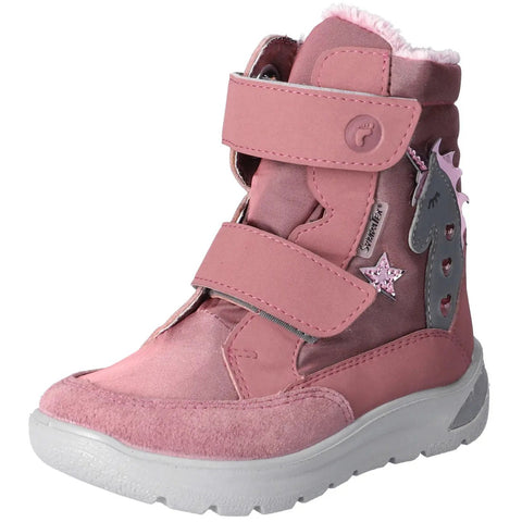 RICOSTA SYMPA-TEX BLINKER Stiefel ANNIKA - altrosa / Einhorn