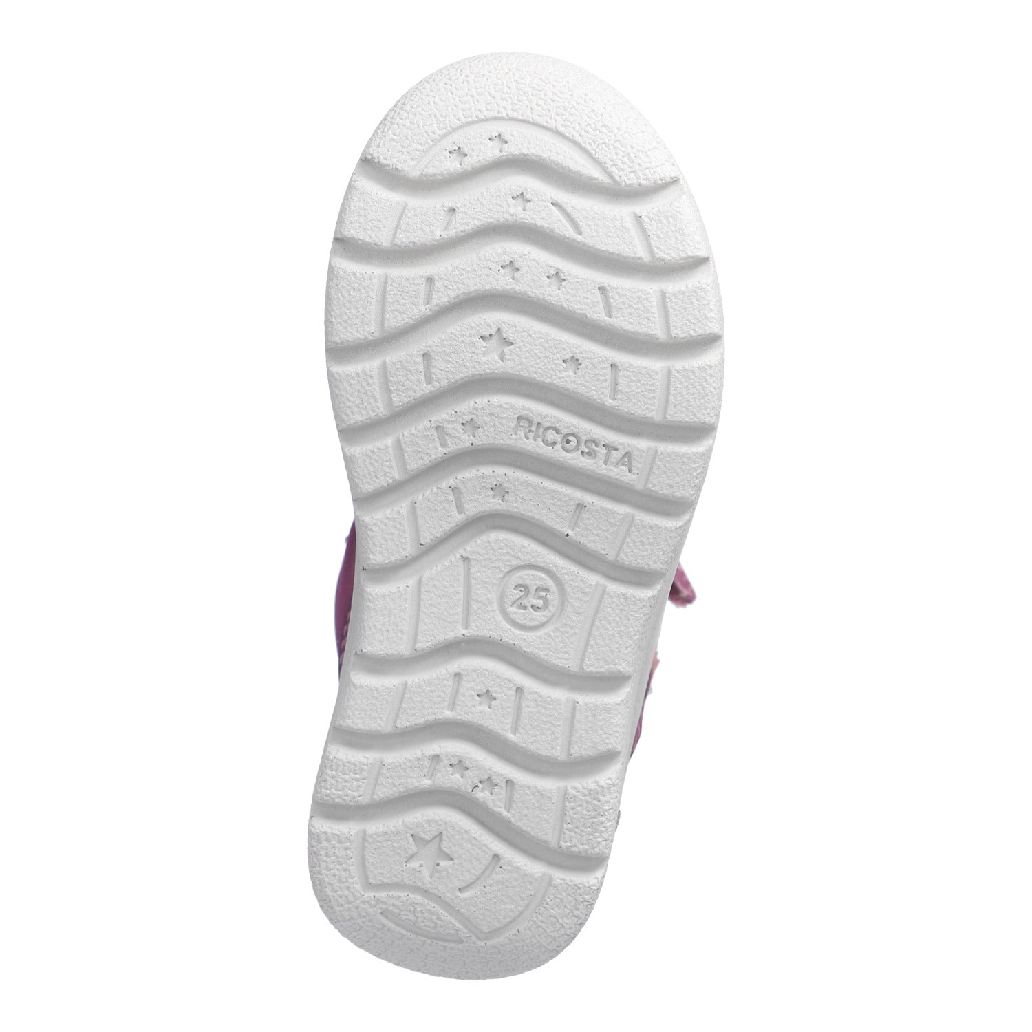 Bequemer und wetterfester RICOSTA SYMPA-TEX BLINKER Stiefel ANNIKA in Bordeaux, perfekt für Kinder mit Einhorn-Print für jede Jahreszeit