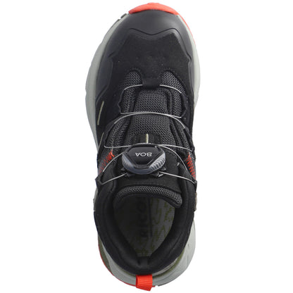 Komfortabler RICOSTA TEX Knöchelschuh SHOCK BOA in den Farben Schwarz und Oliv, ideal für Alltag und Outdoor-Abenteuer