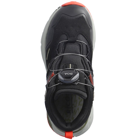 Komfortabler RICOSTA TEX Knöchelschuh SHOCK BOA in den Farben Schwarz und Oliv, ideal für Alltag und Outdoor-Abenteuer