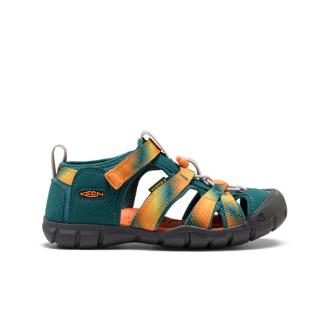 KEEN Halbsandale SEACAMP II CNX - petrol / orange / gelb