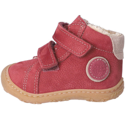 RICOSTA Knöchelschuh GEDO - kirsche in rotem Leder für Kinder