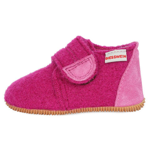 GIESSWEIN Hausschuhe OBERSTAUFEN - traube in purple color, cozy and comfortable slip-on slippers