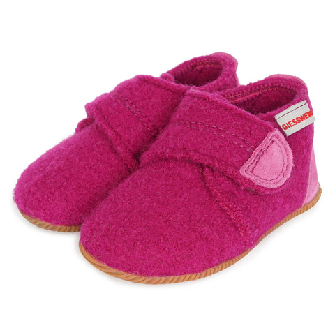 Women's GIESSWEIN Hausschuhe OBERSTAUFEN in traube color, cozy and stylish