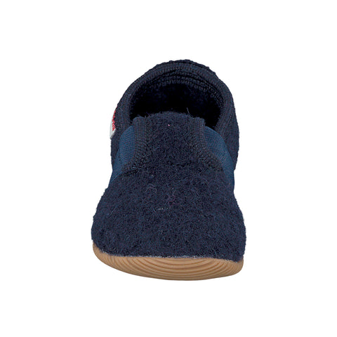  Bequeme Hausschuhe WEIDACH aus navy-blauem Filz von GIESSWEIN 