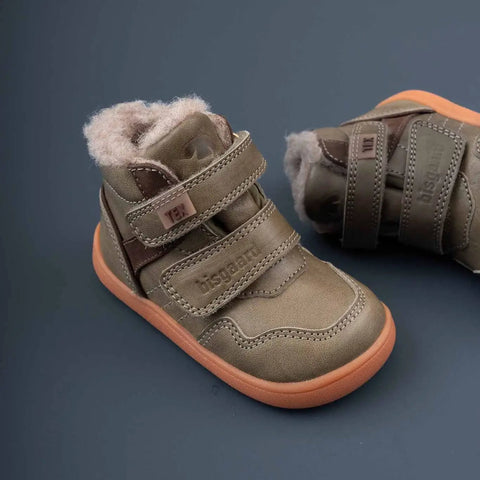 BISGAARD Barfuß TEX Knöchelschuh 64120-5105 - salbei / braun