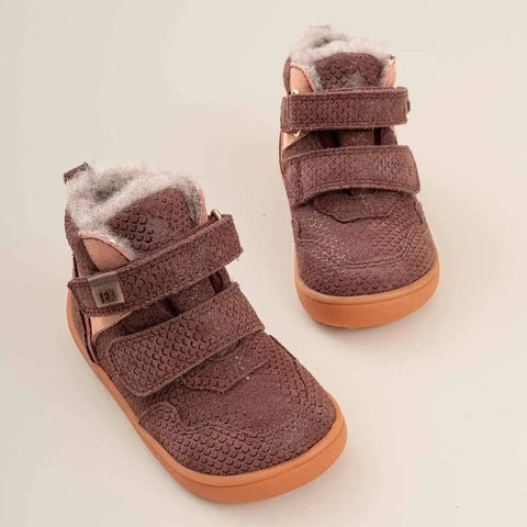 BISGAARD Barfuß TEX Knöchelschuh 64120-5109 - beere / altrosa