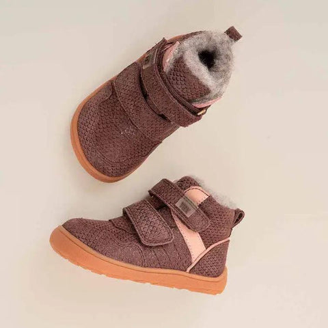BISGAARD Barfuß TEX Knöchelschuh 64120-5109 - beere / altrosa