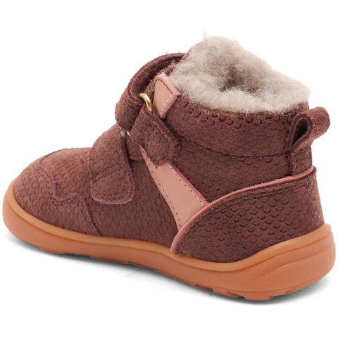 BISGAARD Barfuß TEX Knöchelschuh 64120-5109 - beere / altrosa